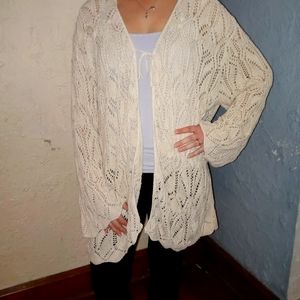 White Stag 26W/28W Long Cardigan type sweater